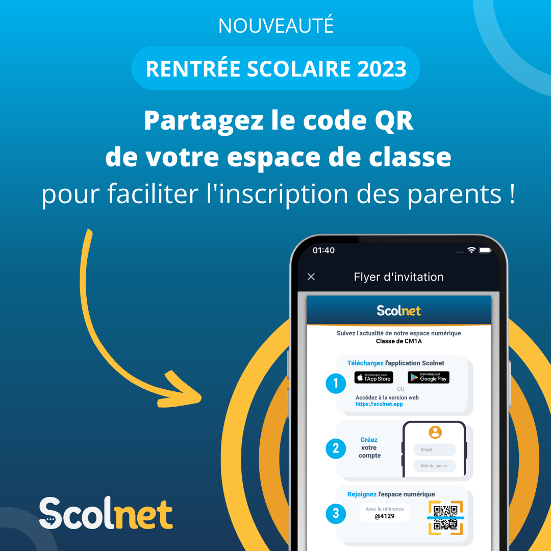 Un QR code pour votre espace numérique