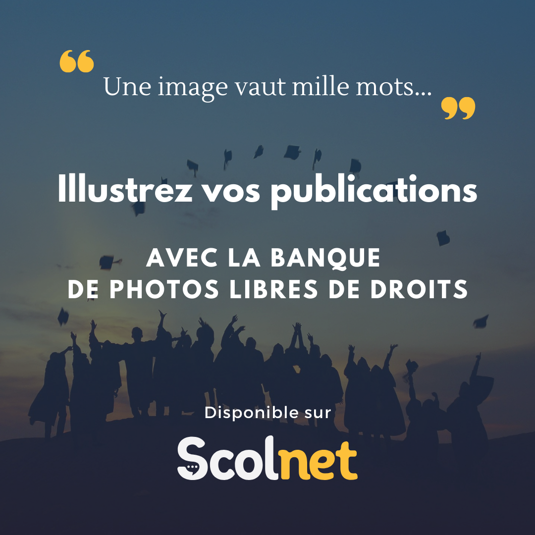 Une banque de photos libres de droits pour illustrer vos publications sur Scolnet